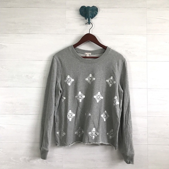 GAP Sweaters - Gap Designed & Crafted Gray Silver Foil Sweater